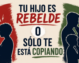 TU HIJO ES REBELDE O SÓLO TE ESTÁ COPIANDO