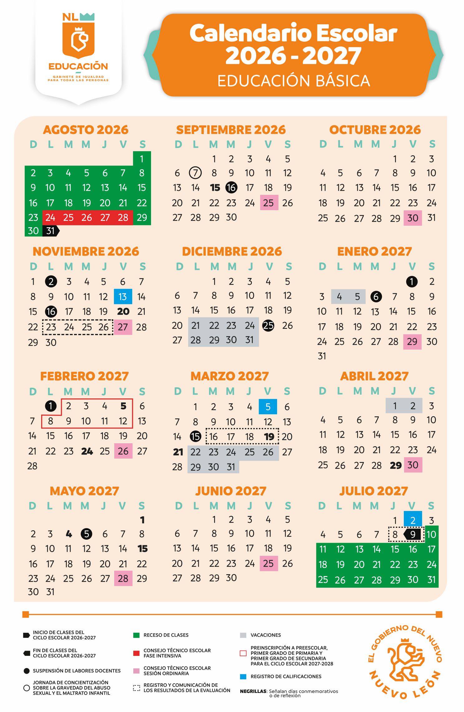 Imagen del calendario